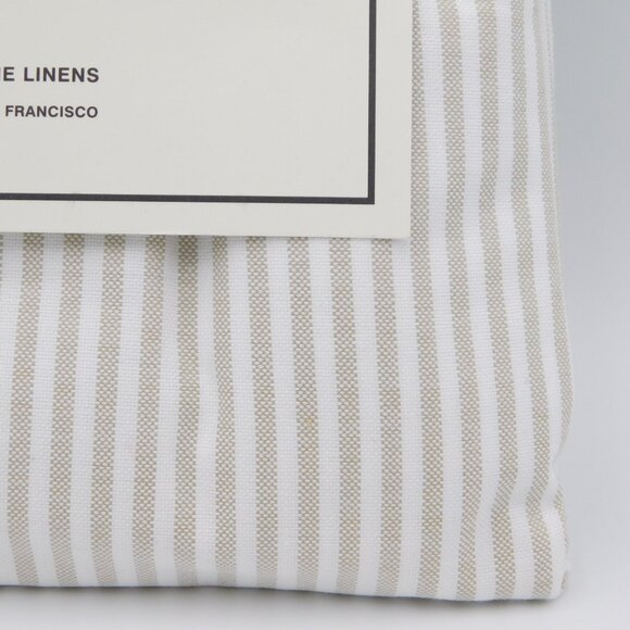 Williams Sonoma Standard Size Wheaton Stripe Organic Pillowcases | 2 Set | NIB - Picture 4 of 9
